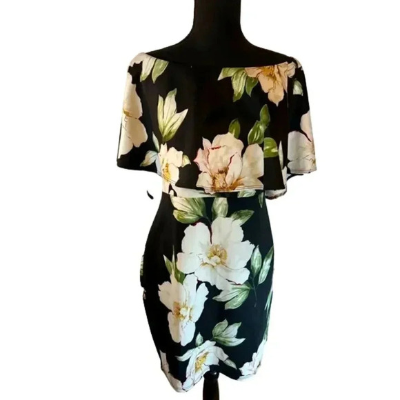 Soprano Ruffle Off The Shoulder Midi Dress Size XXL - Picture 1 of 11